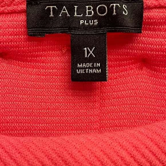 Talbots Pink Cowl Neck Blouse - Picture 2 of 6